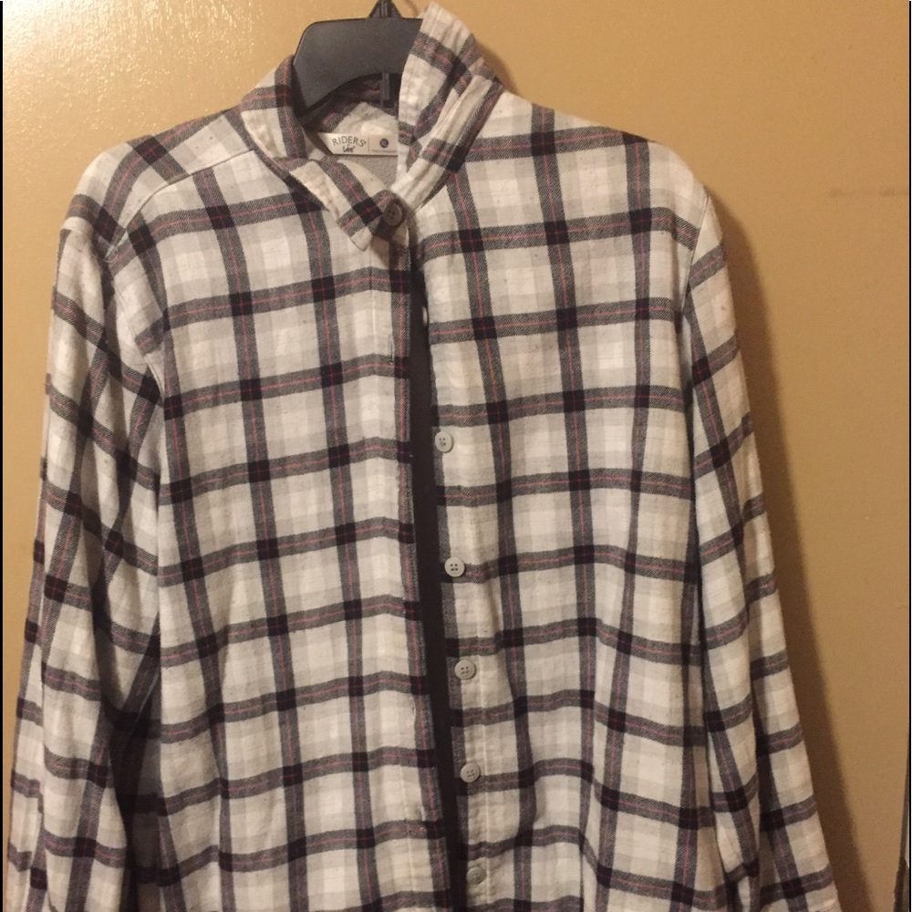 2 plaid button down shirts